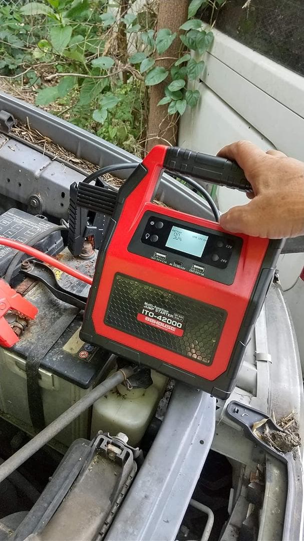 88HOUSE ジャンプスターター 12V 24V 大容量 修理対応可 4DXT