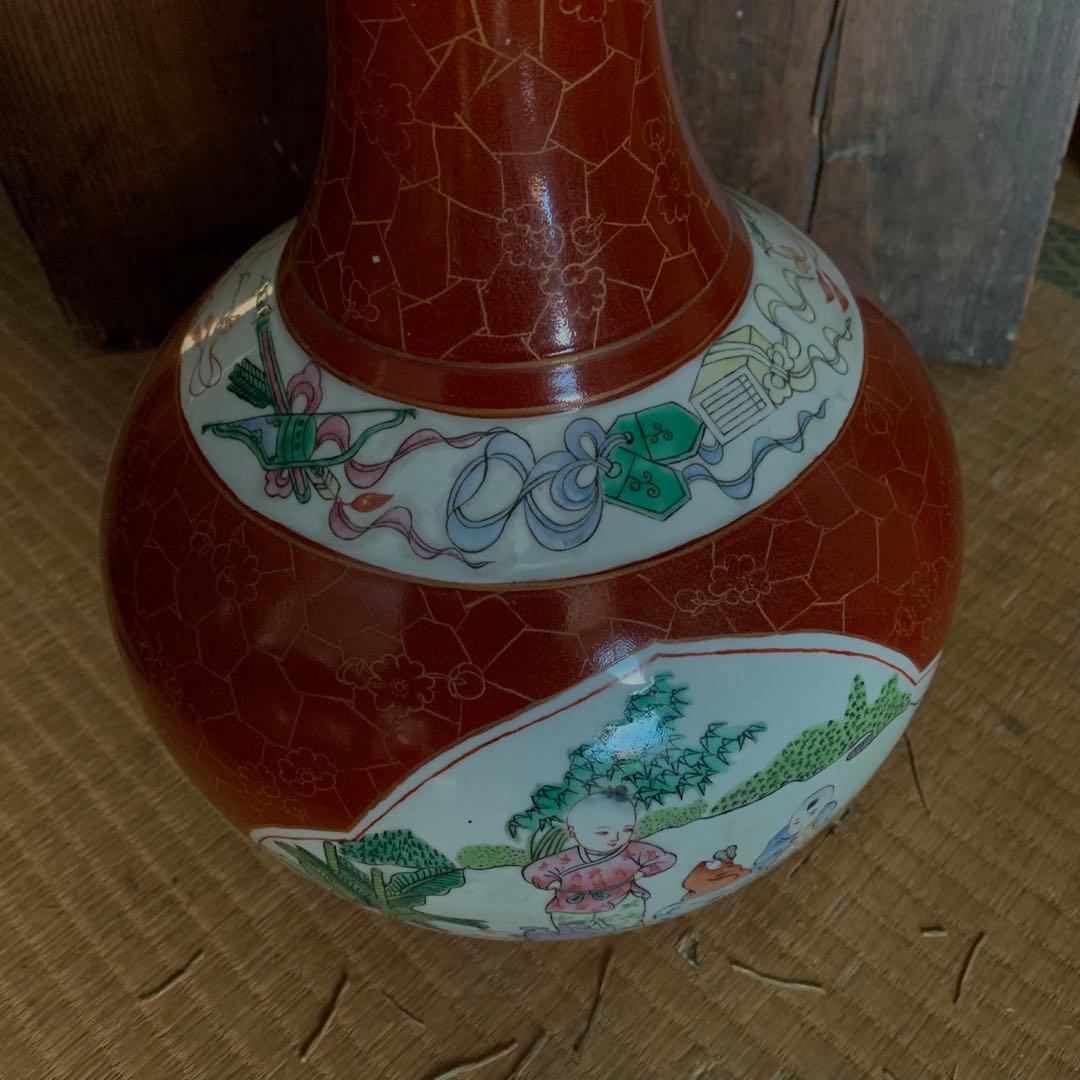 中国　骨董品　壺