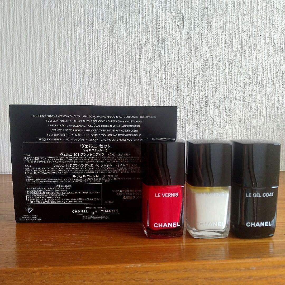 【極美品】CHANELネイルカラー＆ネイルステッカーセット