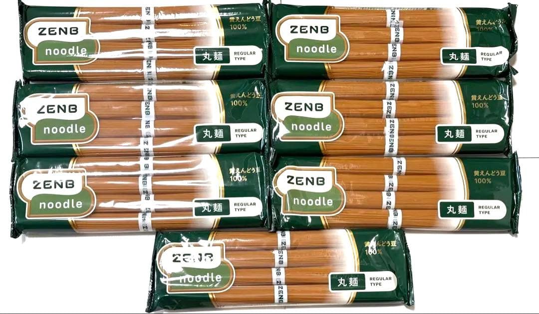 ZENB ヌードル　丸麺タイプ12袋、48食分 ゼンブヌードル