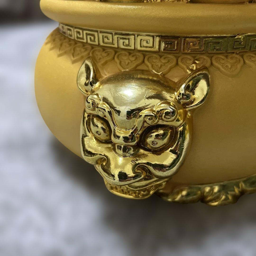 昇運金龍の貯金箱