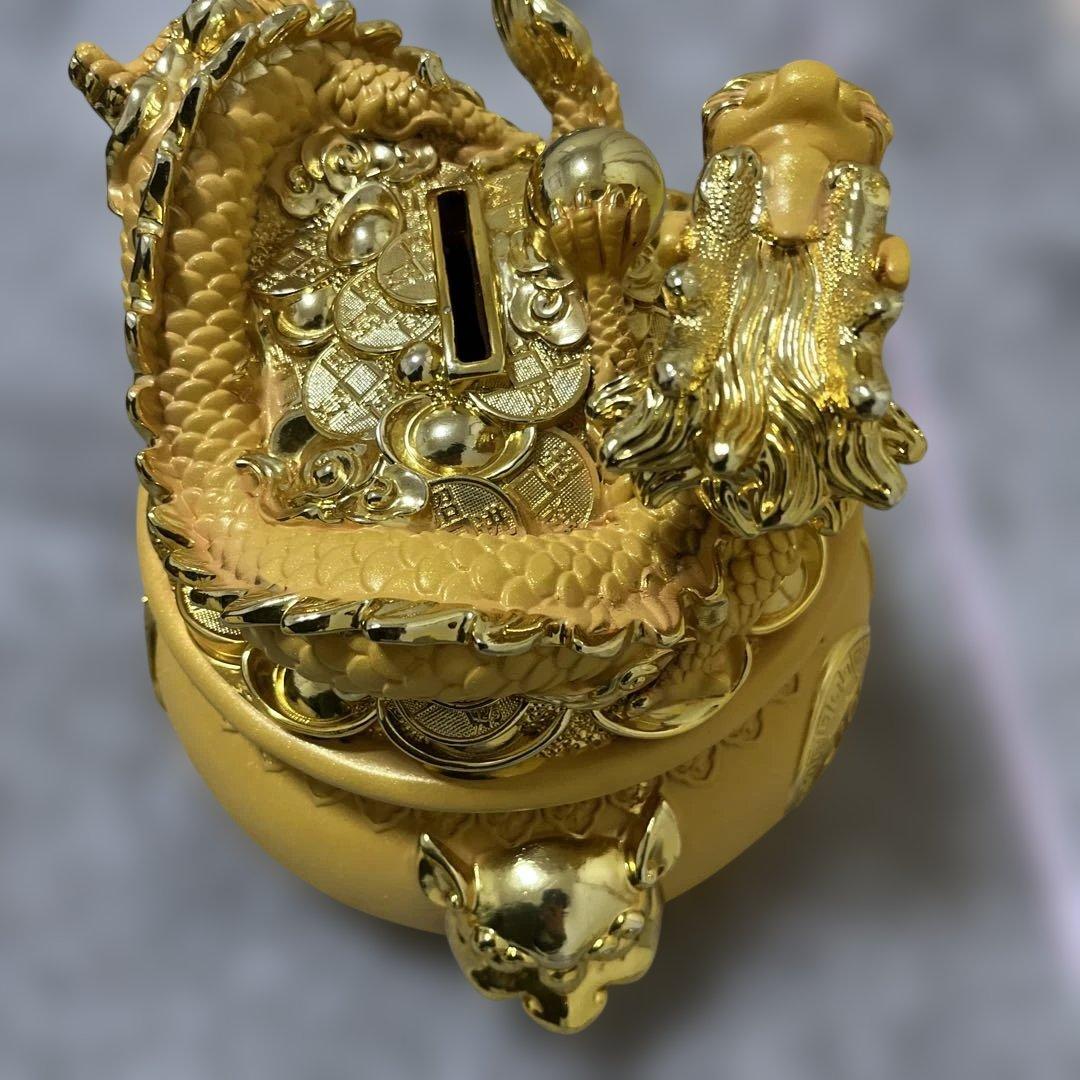 昇運金龍の貯金箱