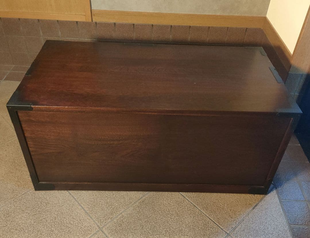 木製 時代箪笥 ローチェスト アンティーク家具 4引き出し レトロ