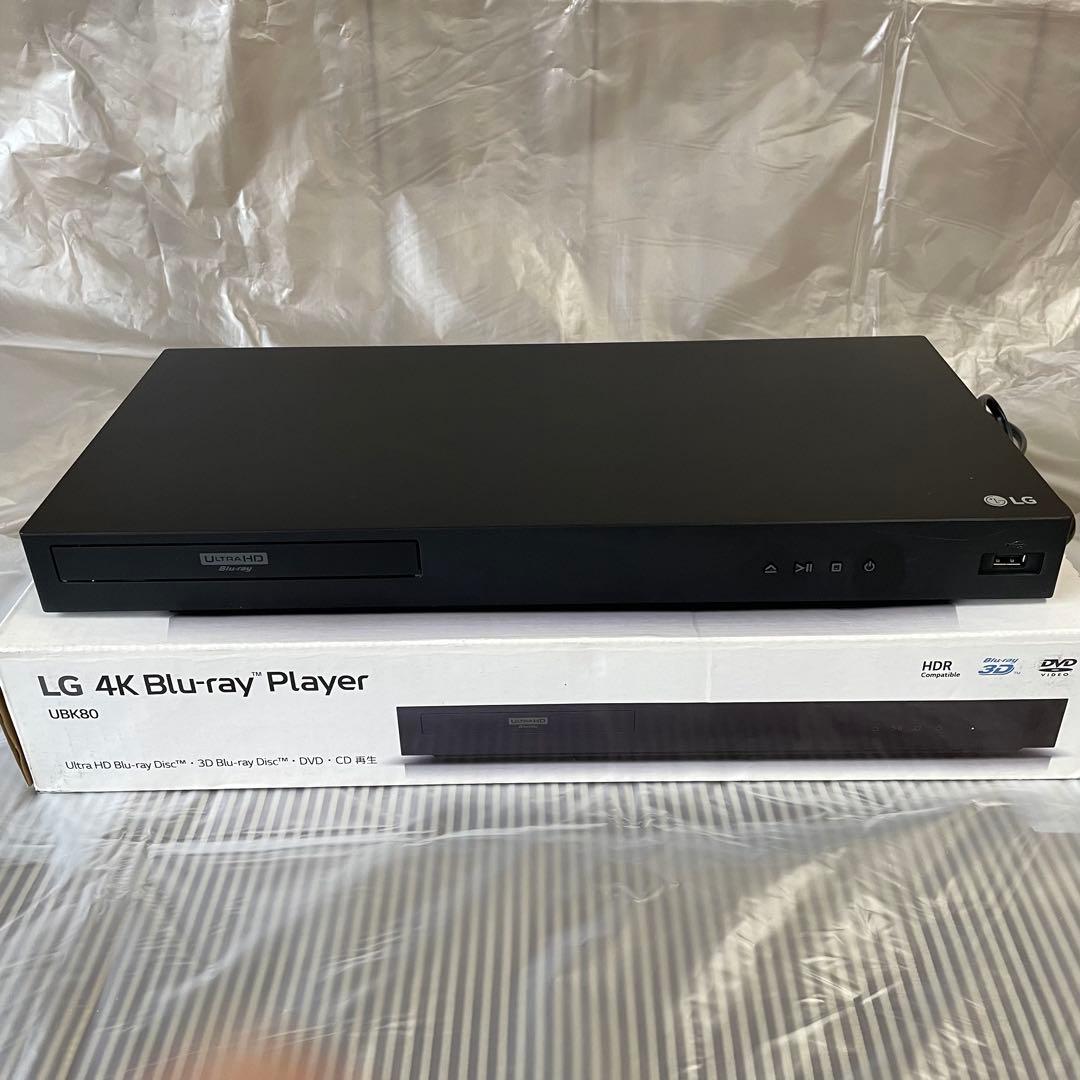 ☆【美品】LG 4K Ultra HD ブルーレイプレーヤー UBK80