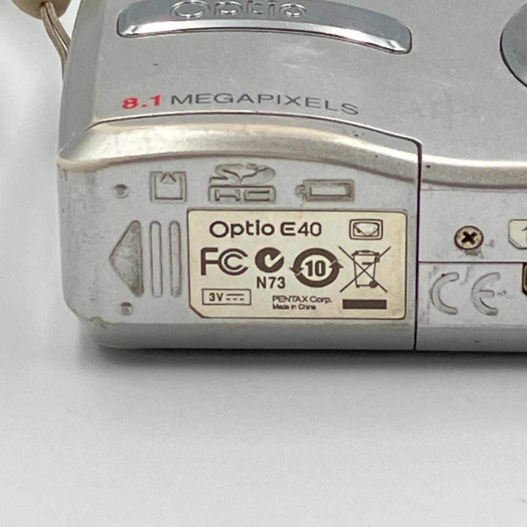 ⭐️PENTAX Optio E40 シルバー⭐️単三電池モデル