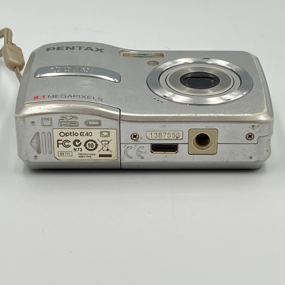 ⭐️PENTAX Optio E40 シルバー⭐️単三電池モデル