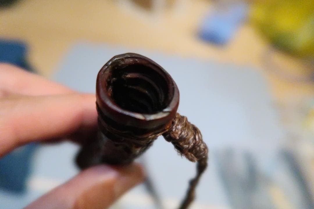 アイヌ　マキリ　メノコ　マキリ彫刻装飾