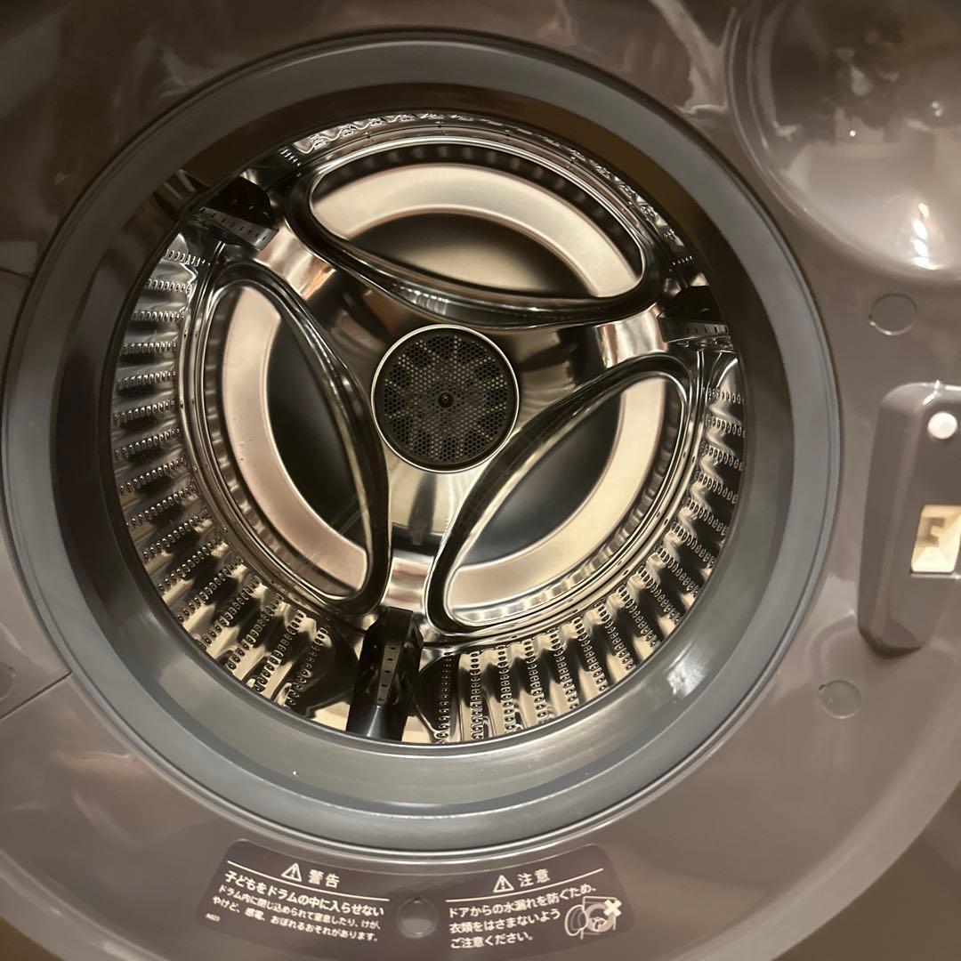 SHARP ES-K10B-TL ブラック　ドラム式洗濯乾燥　2023年製