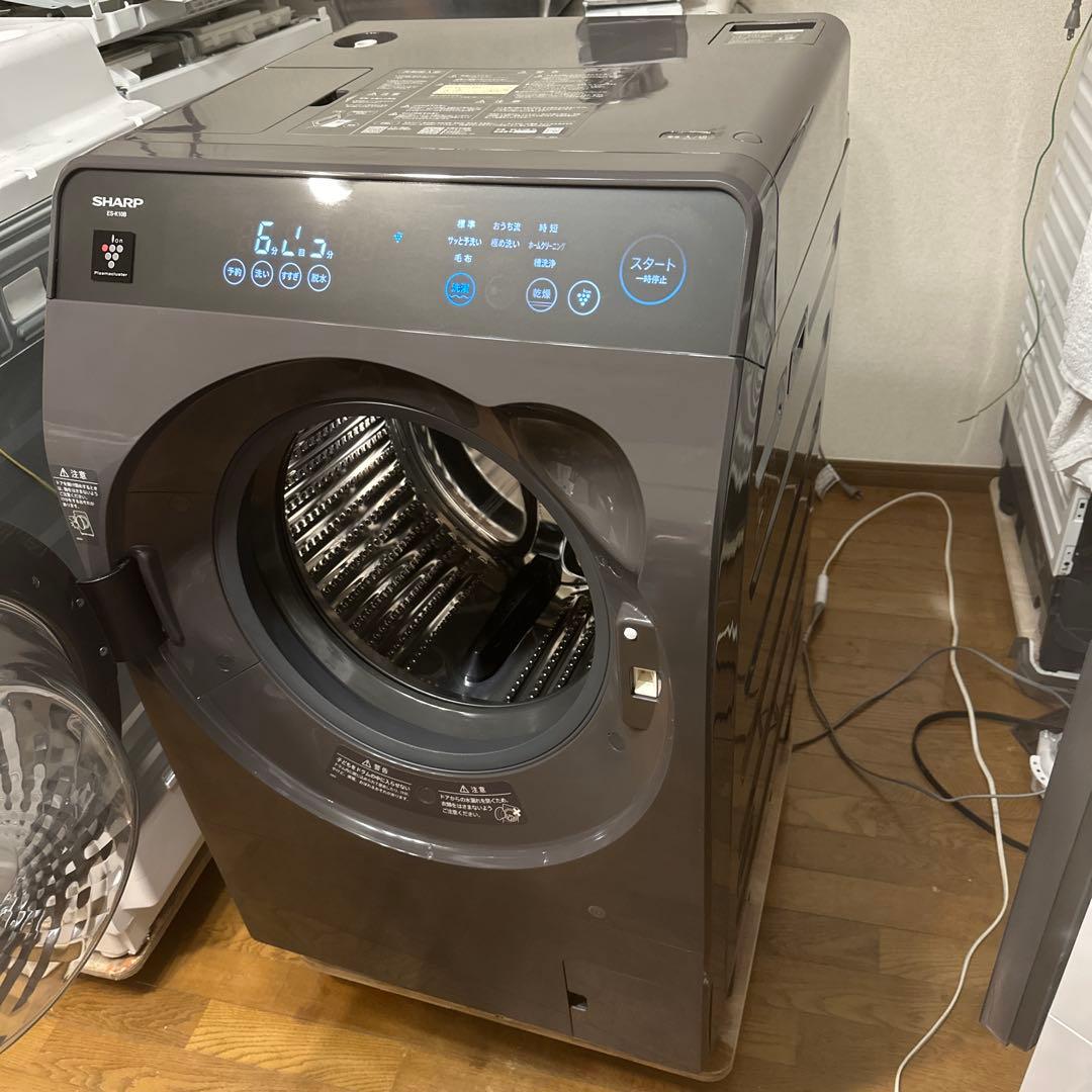 SHARP ES-K10B-TL ブラック　ドラム式洗濯乾燥　2023年製