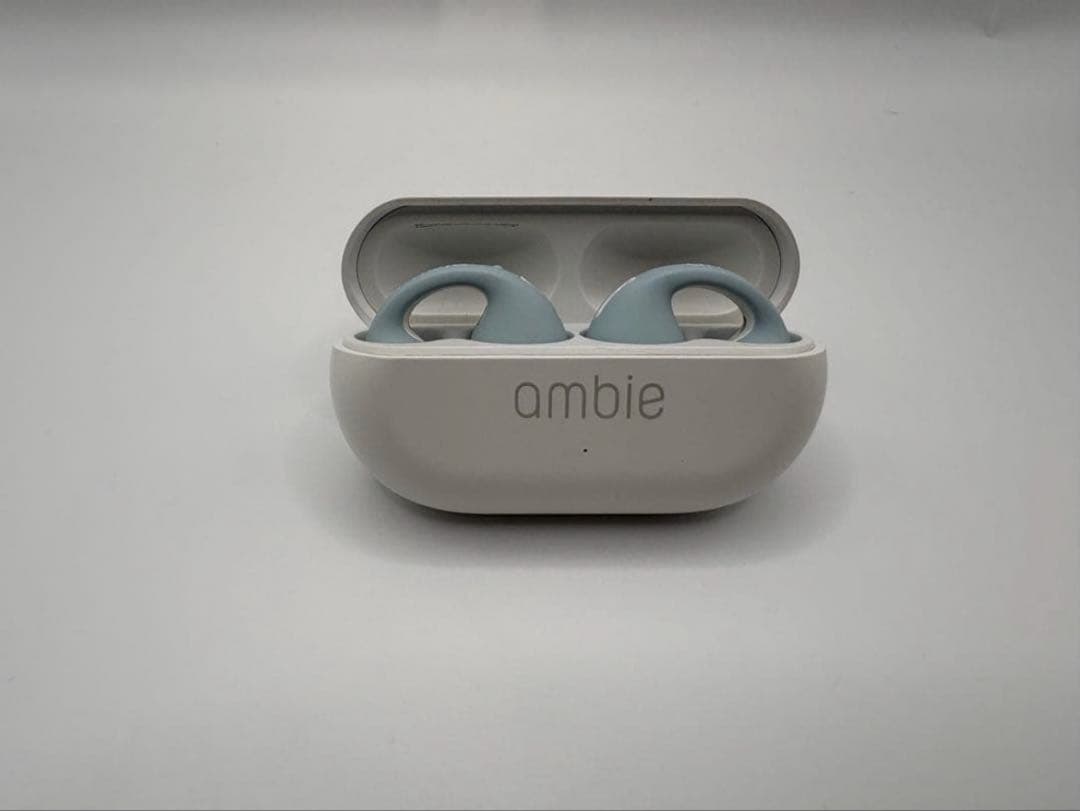 ambie ワイヤレスイヤホン ライトブルー