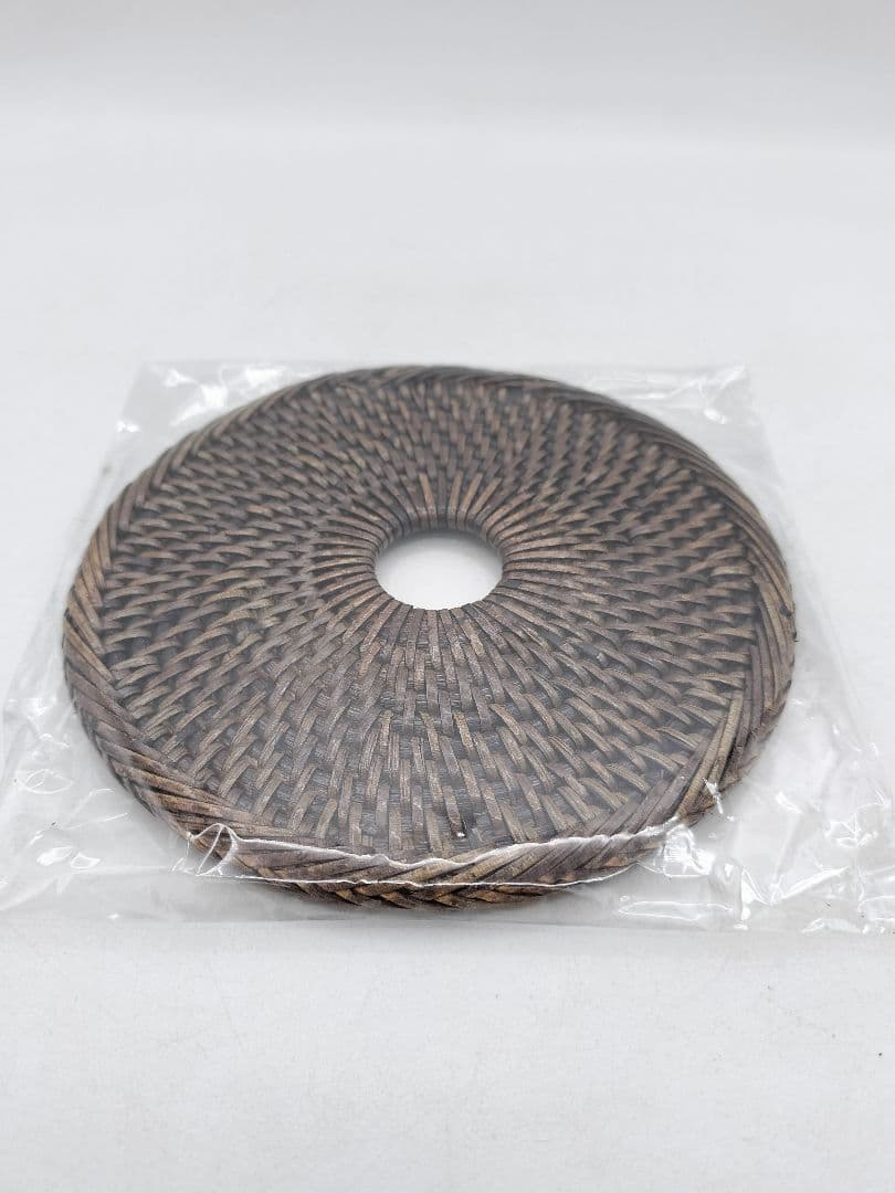 d046【新品・未使用】藤釜敷 利休形 茶道具 炭手前
