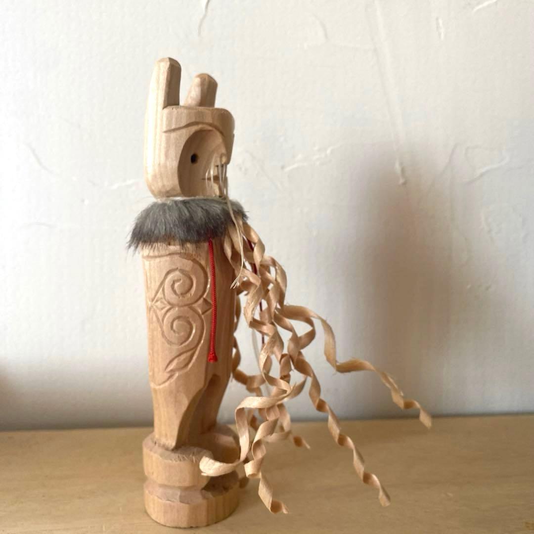 セワポロロ アイヌ 民芸品 木彫り お守り 魔除け 護符 北海道