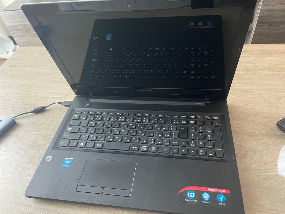 Lenovo G50 80E502UBJP i3 5005Uメモリ16GB