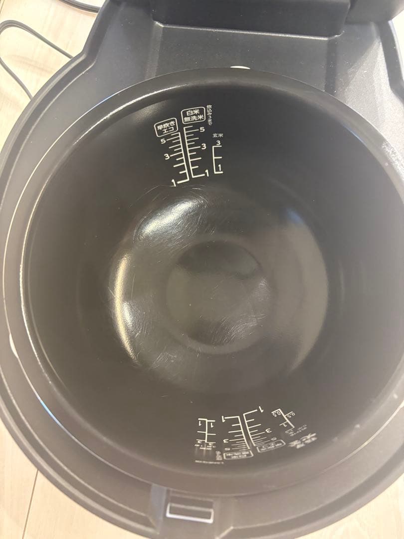 IRIS OHYAMA IH炊飯器 RC-ISA50-ブラック 2024年製