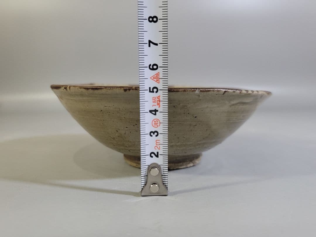 DT572 茶道具 馬目模様 絵高麗茶碗