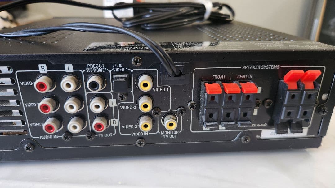 DENON　AVサラウンドアンプAVC-5 デンオン　AVアンプ RCA端子付き