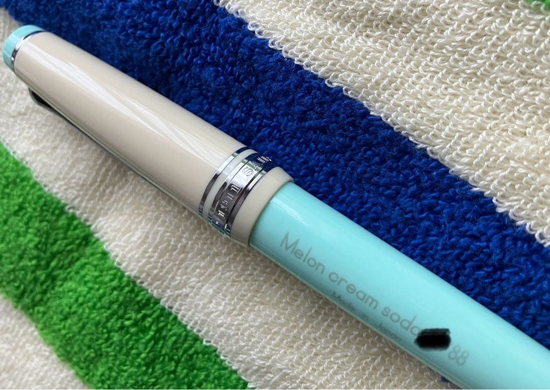 万年筆 メロンクリームソーダ　セーラー×西武池袋