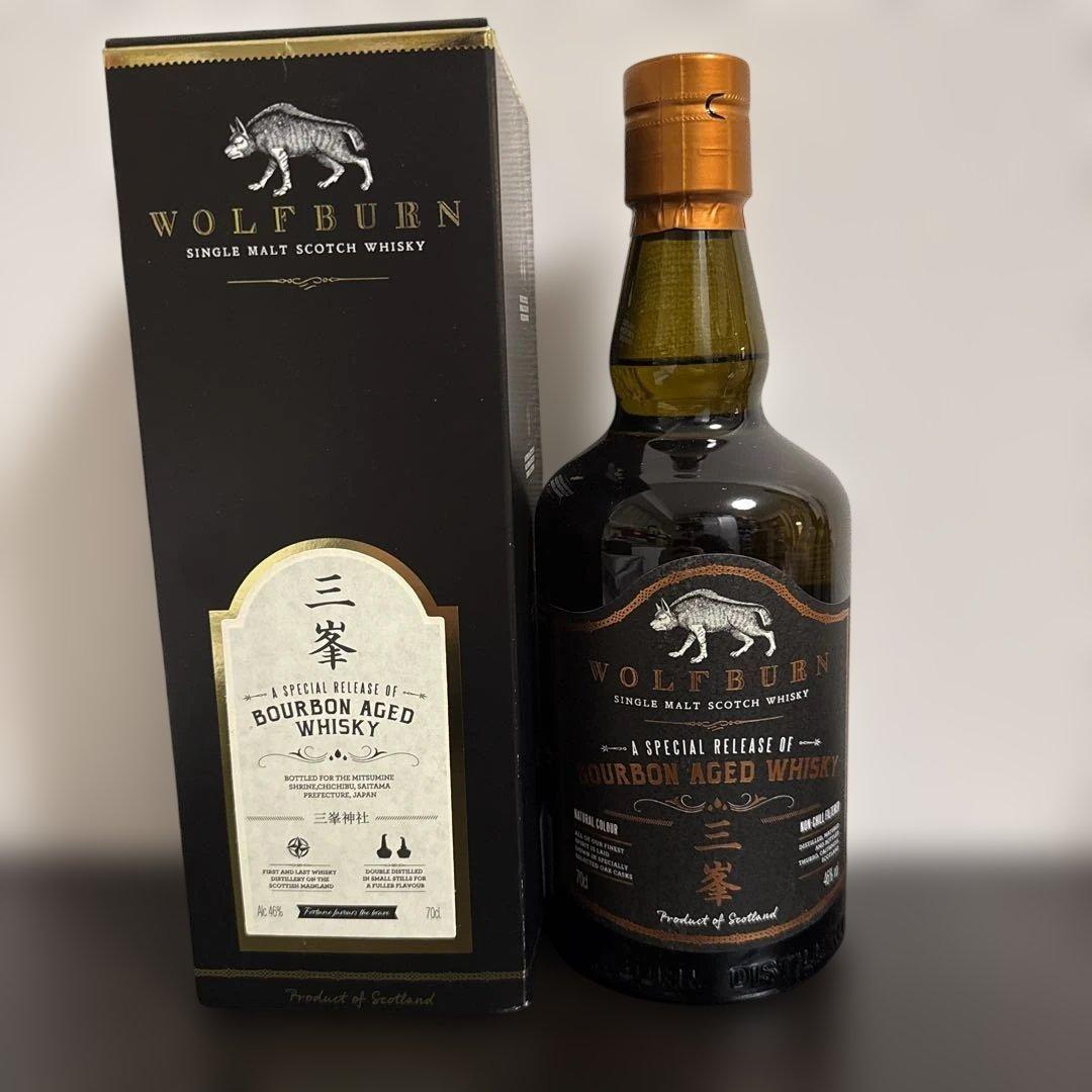 値下げ　ウルフバーン 三峯神社限 WOLFBURN ウイスキー 700ml
