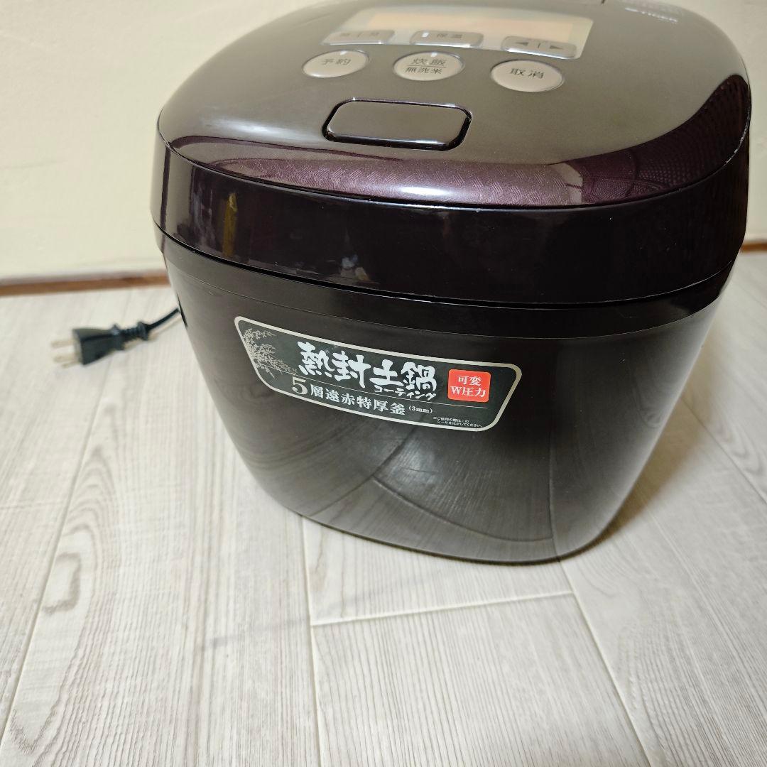 【美品】タイガー魔法瓶 圧力炊飯器 JPC-H180 1升