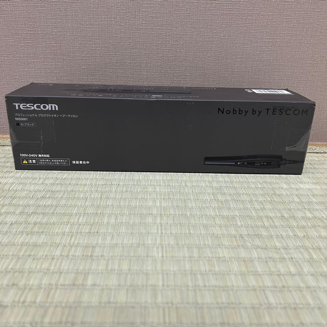 【新品未開封品】TESCOM プロテクトイオン ヘアーアイロン NIS3001