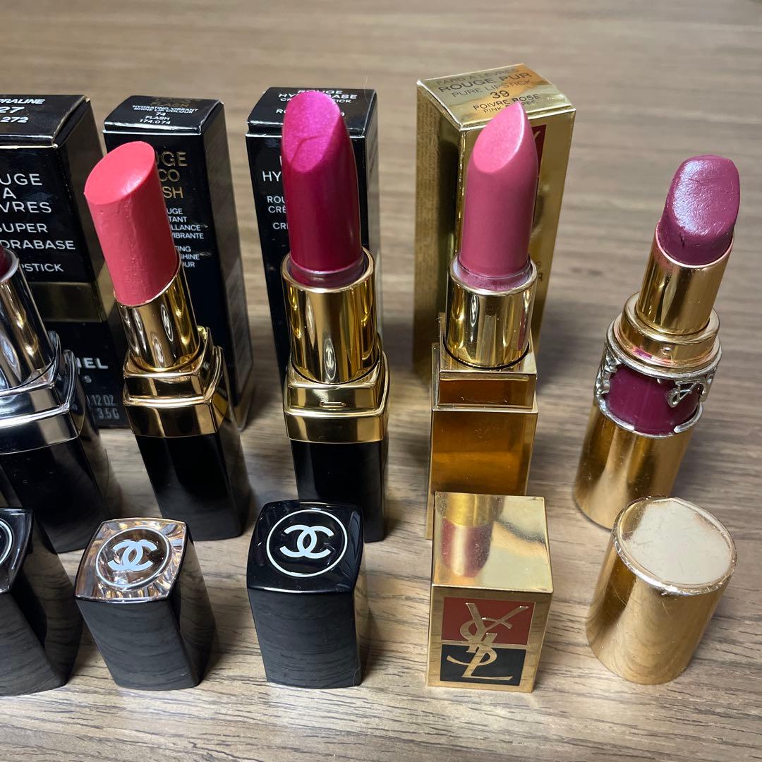Chanel & YSL 口紅セット　7本