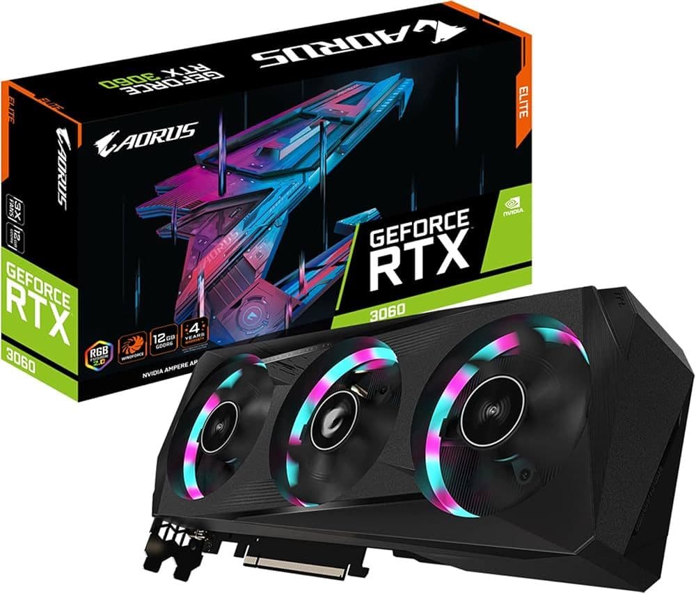 グラフィックボード・グラボ・ビデオカード Aorus Elite Geforce RTX3060 12GB