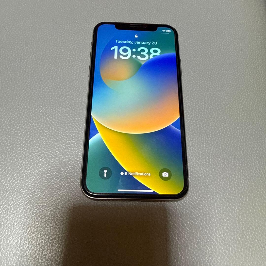 Apple iPhone X シルバー 本体