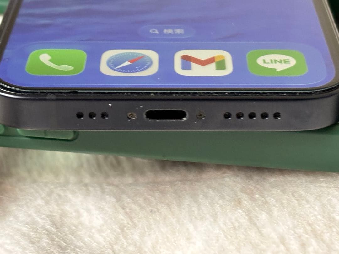 iPhone12 64GB ブラック SIMフリー ヒビあり
