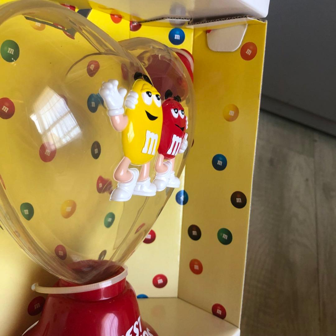未使用デッドストックアメリカ限定M&M'sキャンディディスペンサーハート型ボトル