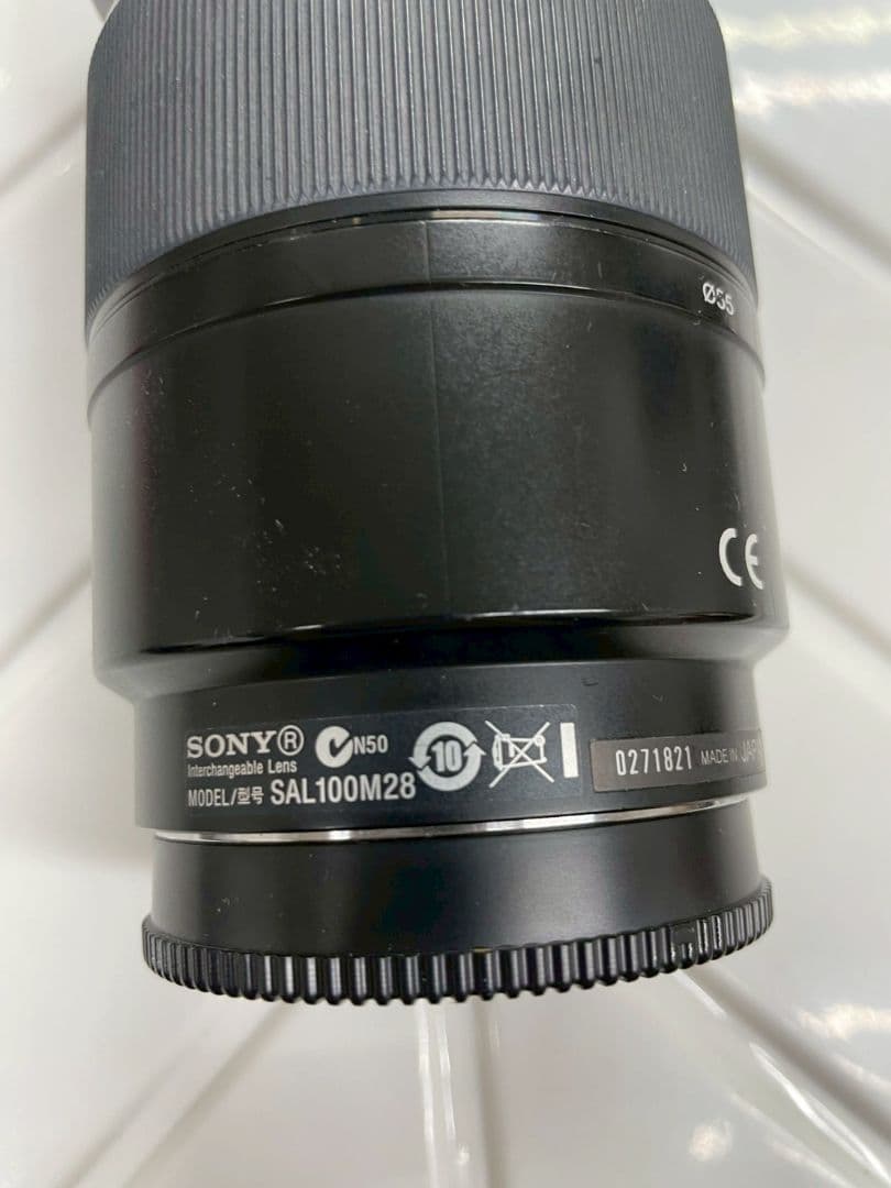 SONY SAL100M28 100mm F2.8 Macro レンズ 美品