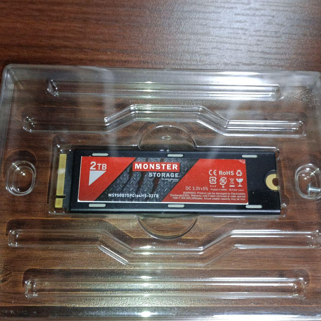 内蔵型SSD Monster Storage Lexar SSD 2TB NVMe Gen4