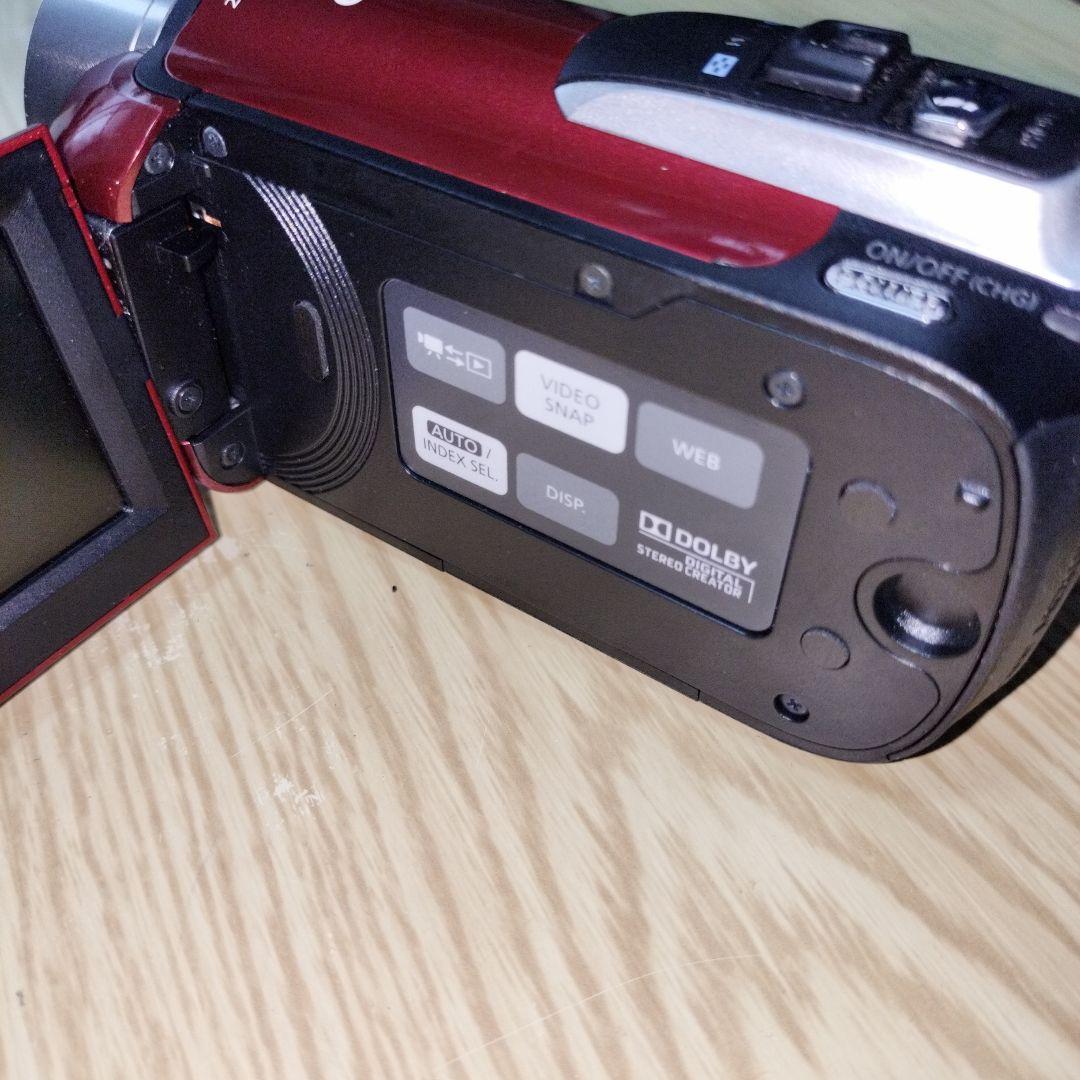 Canon HD CMOS ビデオカメラ 20倍光学ズーム レッド