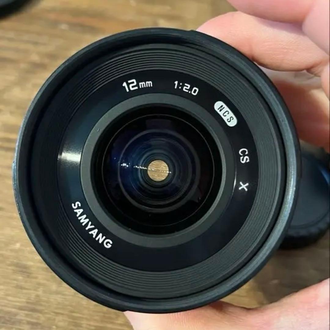 美品　SAMYANG 12mm f2.0 富士フイルム Xマウント