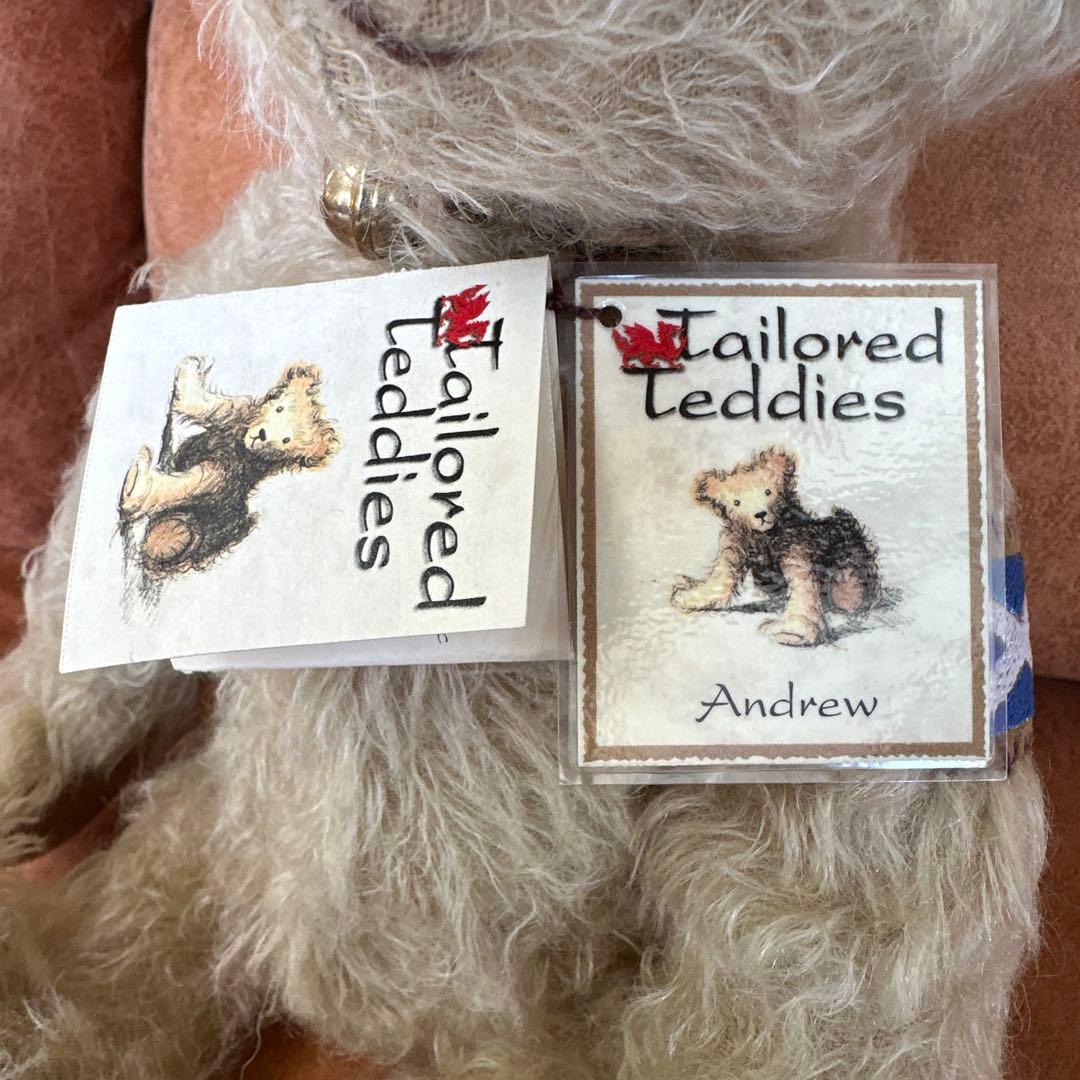 希少 Tailored Teddies アーティストベア Andrew タグ付