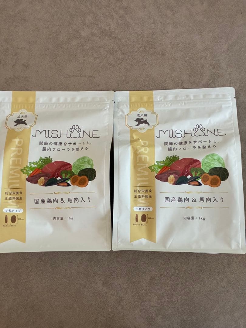 ミシュワン　成犬用　国産鶏肉&馬肉入り　小粒タイプ