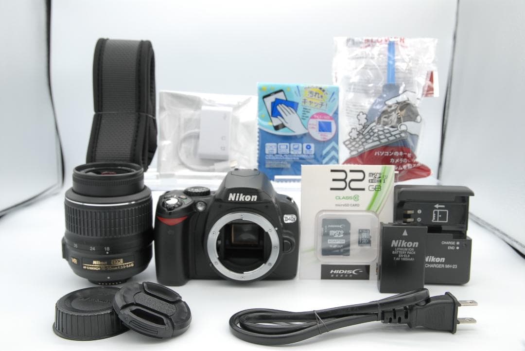 ショット数9403枚 Nikon D40x レンズキット 動作良好 スマホ転送◎