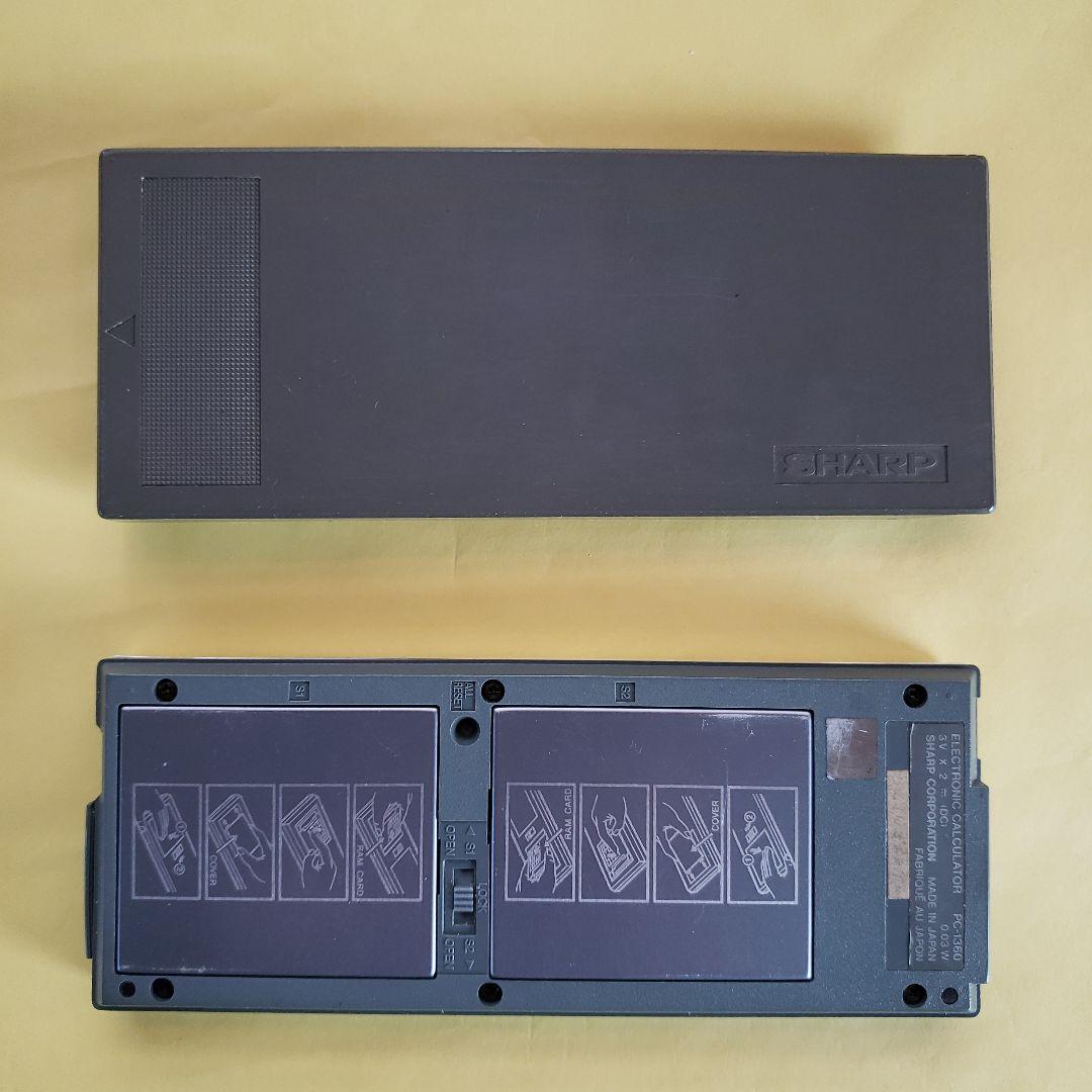 【希少・美品】SHARP ポケットコンピュータ PC-1360 RAMカード2枚