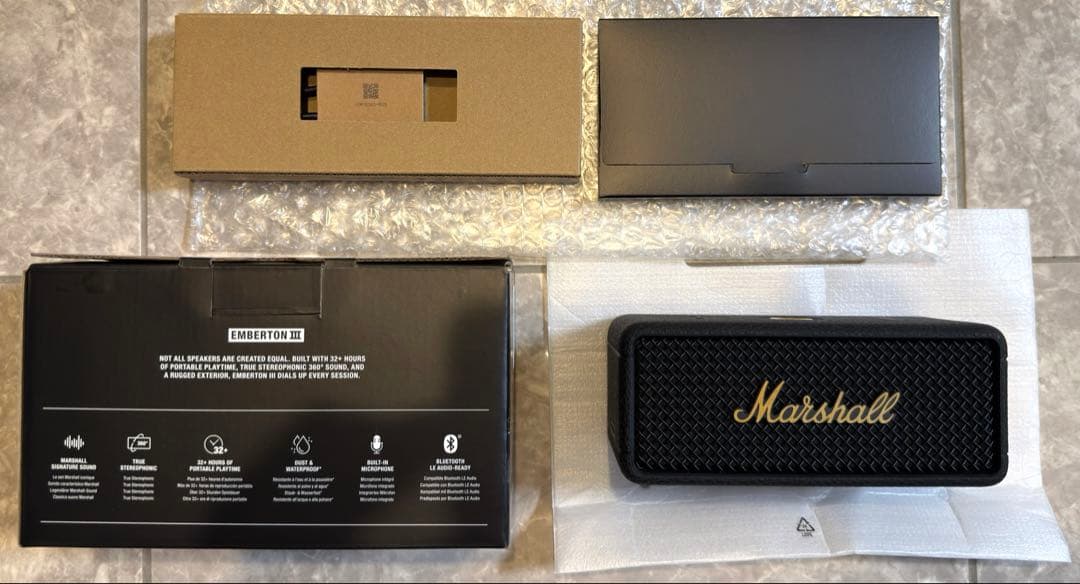 【美品】Marshall Emberton III Bluetoothスピーカー