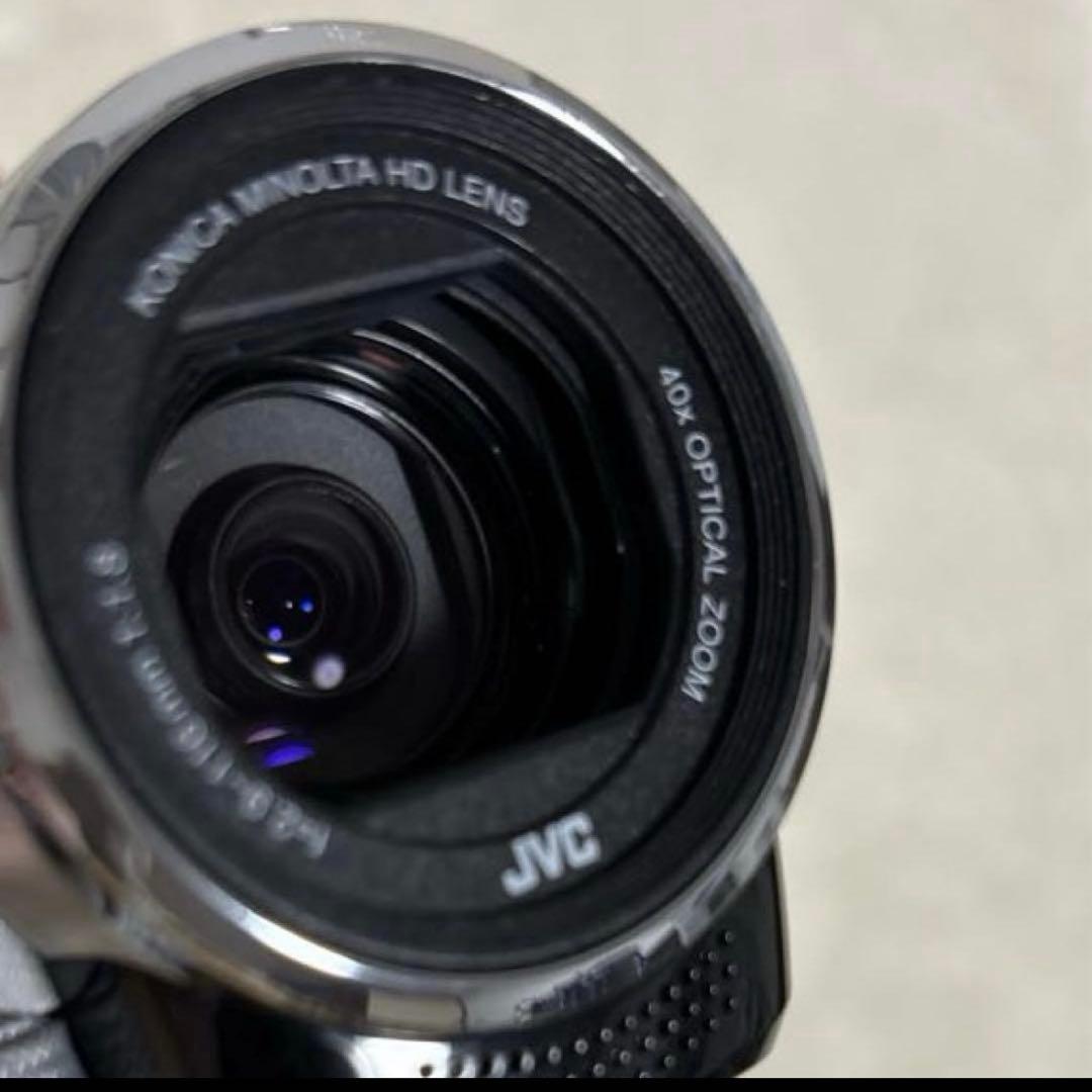 JVC ビデオカメラ　GZ-E750-W カメラ　バッグ付　ホワイト　稼動品