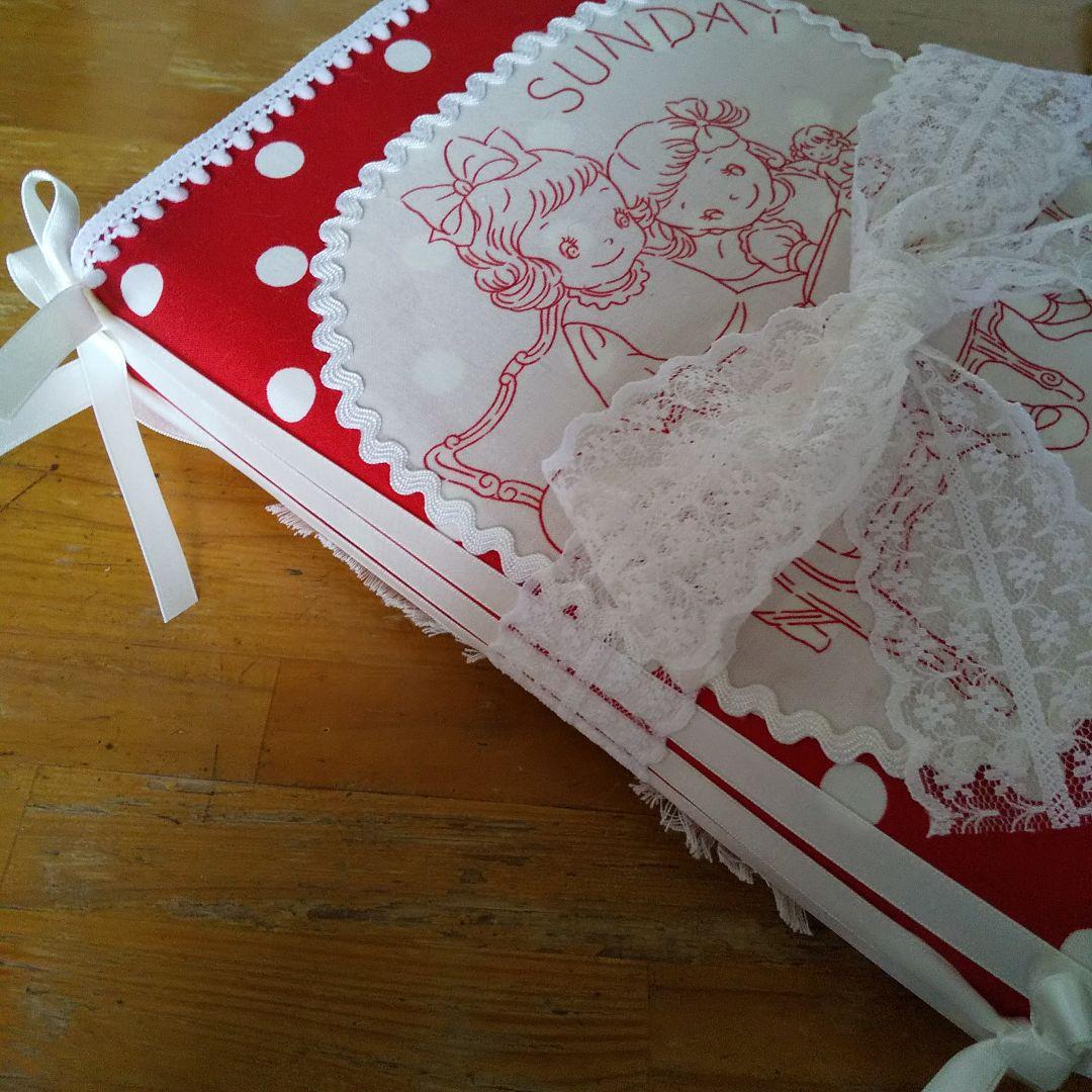 ジャンクジャーナル　マーガレット&ソフィー　ファブリックジャーナル　レトロガール