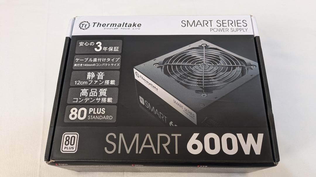 【80 PLUS・同型2台セット】PC電源 600W｜中古＋ほぼ未使用