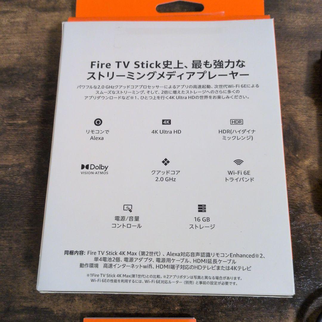 その他 Fire TV Stick 4K Max 16GB Wi-Fi 6E
