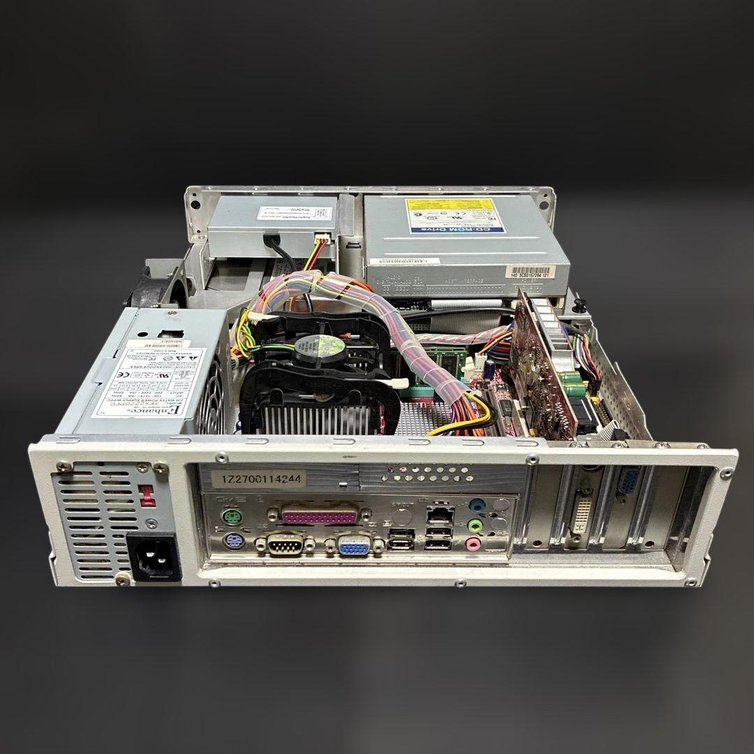 オールアルミ製 スリム マイクロATX 自作用PCケース MB・電源他付属品多数