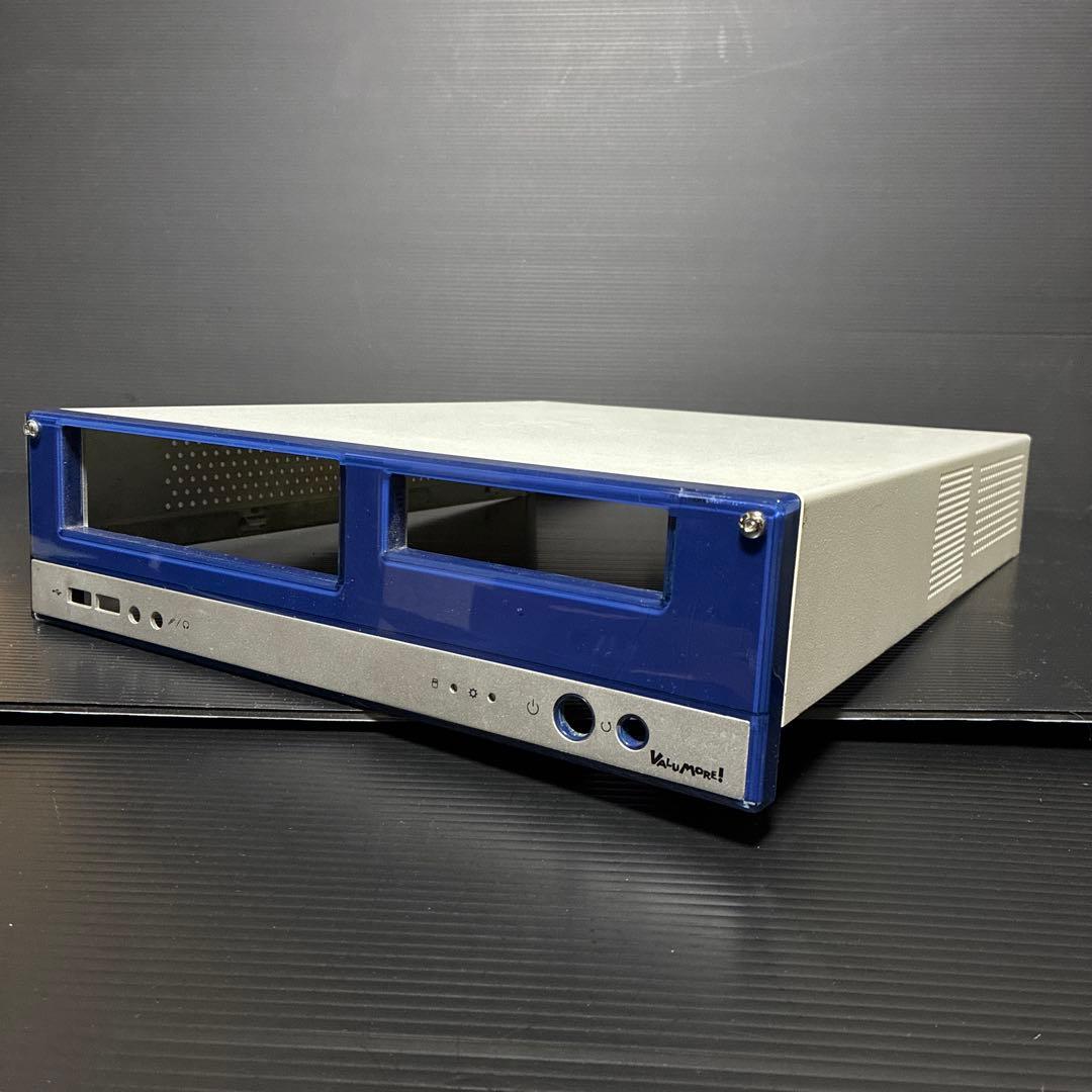 オールアルミ製 スリム マイクロATX 自作用PCケース MB・電源他付属品多数