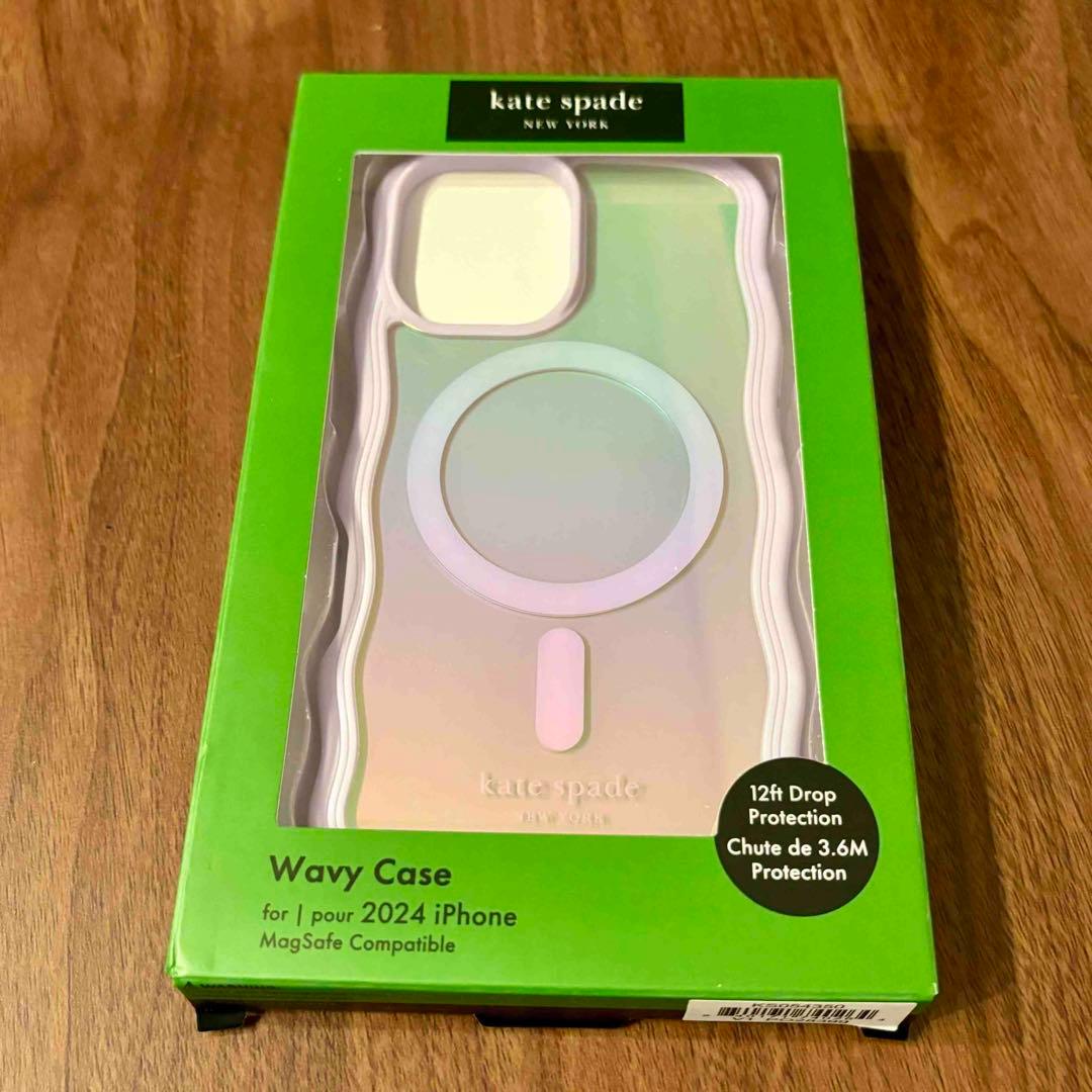 ケイトスペード iPhone17ケース Wavy Opal MagSafe