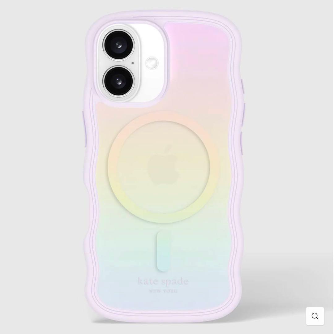 ケイトスペード iPhone17ケース Wavy Opal MagSafe