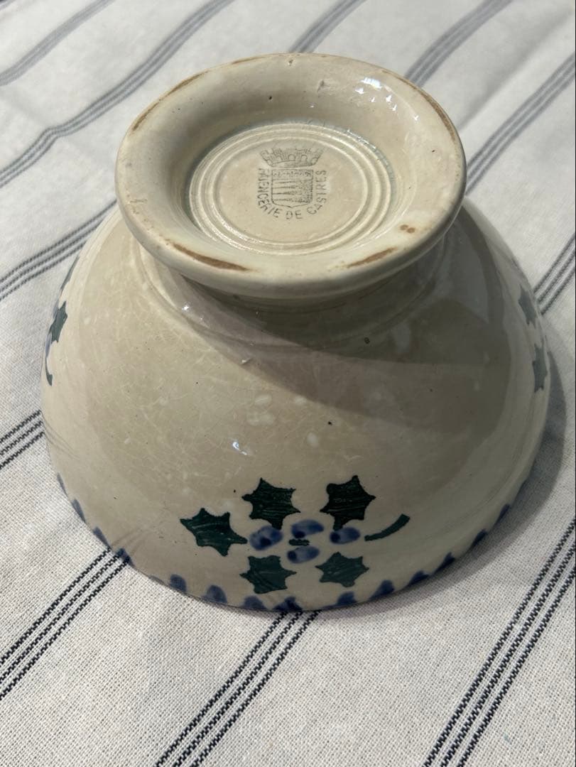 faiencerie de castres アンティーク カフェオレボウル