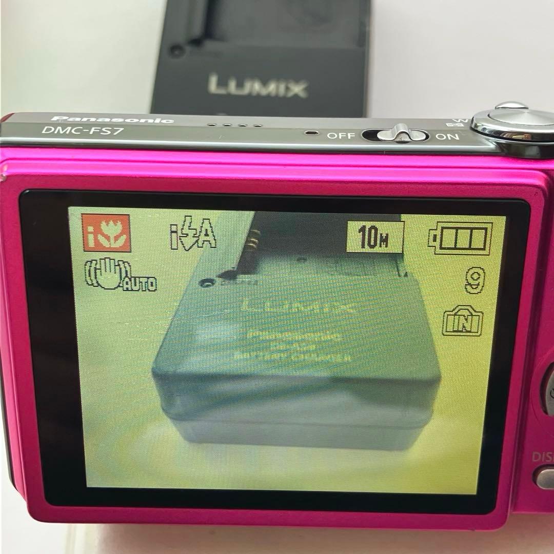 Panasonic LUMIX DMC-FS7 ピンク コンパクトデジタルカメラ