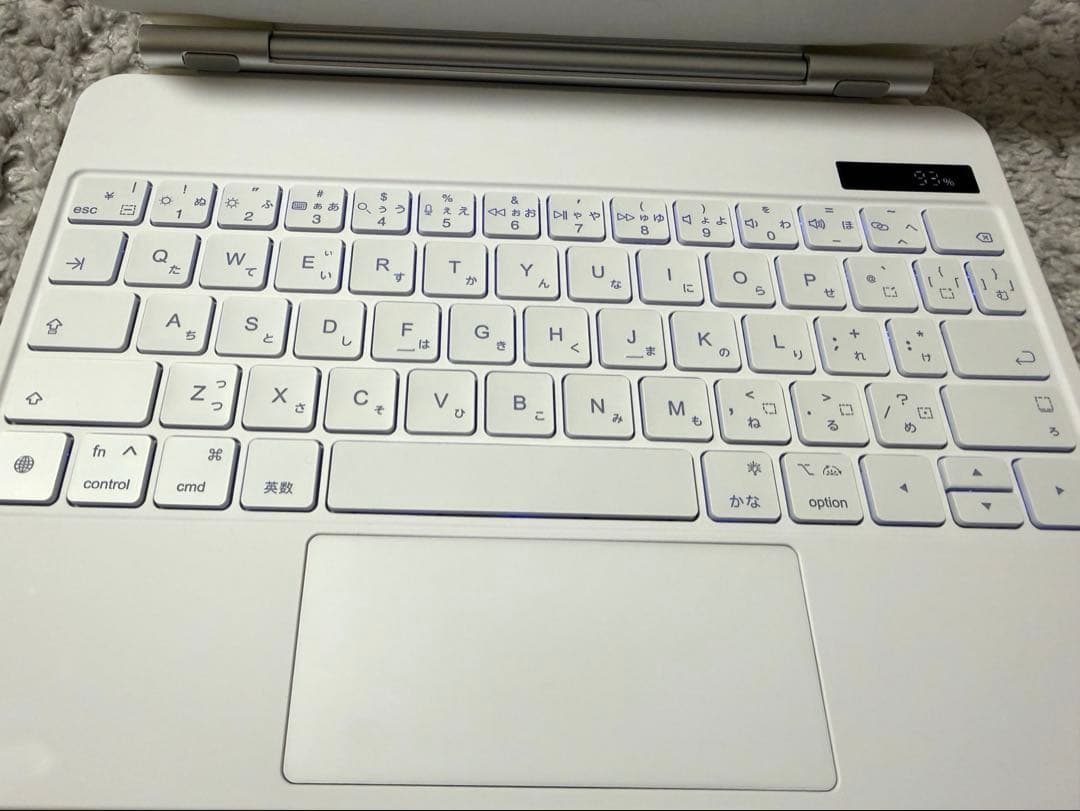 iPad Proワイヤレスキーボード白