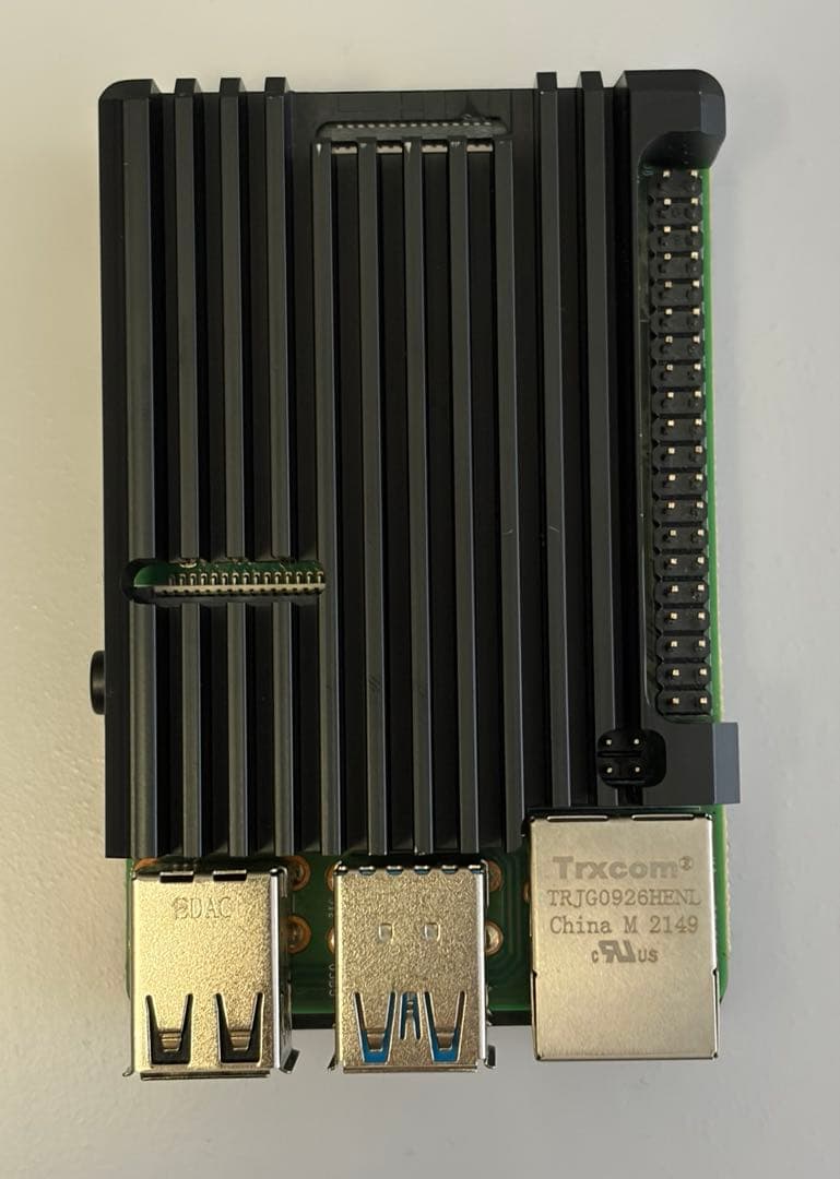 Raspberry Pi 4 Model B 4GB ヒートシンクケース付き